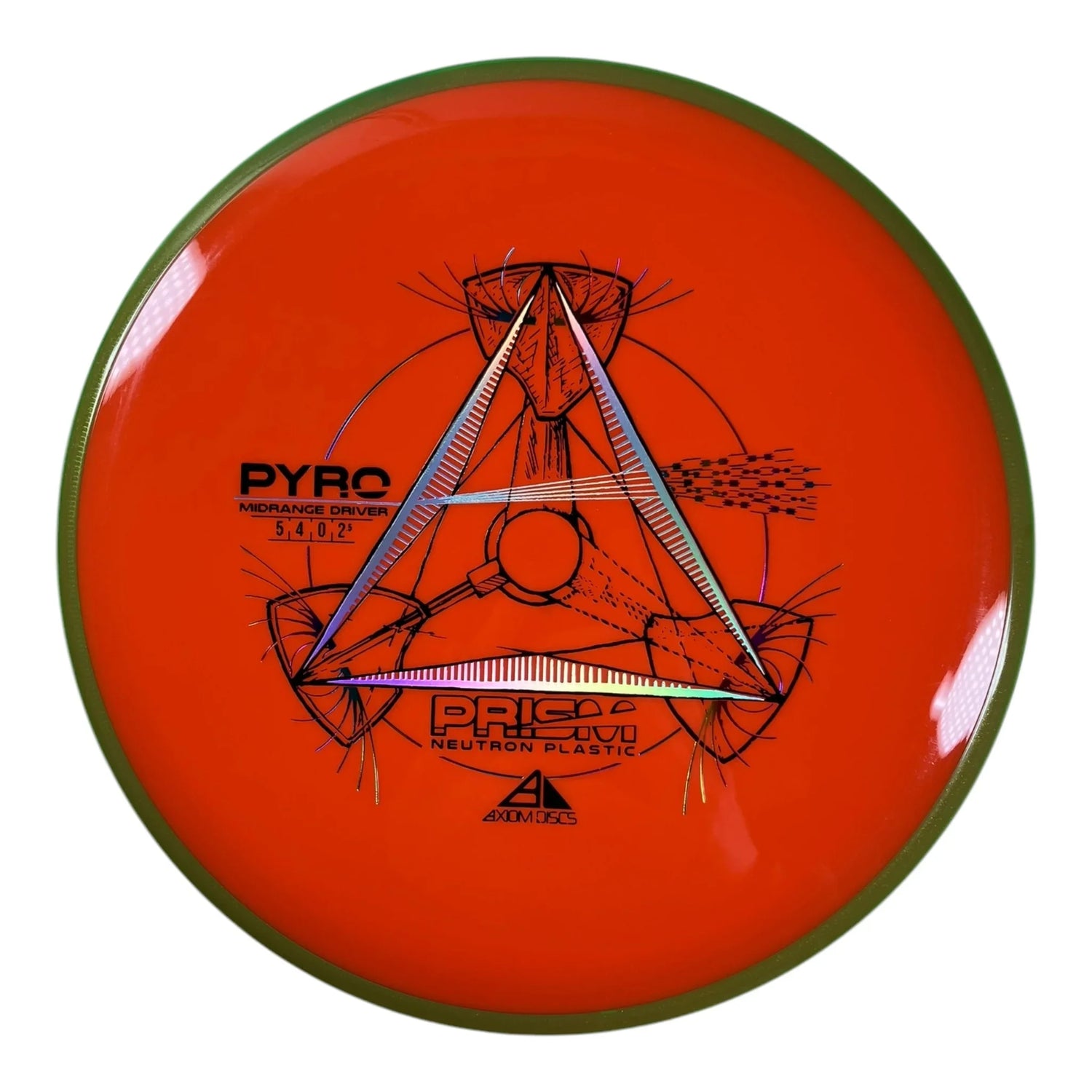 Axiom Discs Pyro | Prism Neutron | Orange/Green 178g Disc Golf