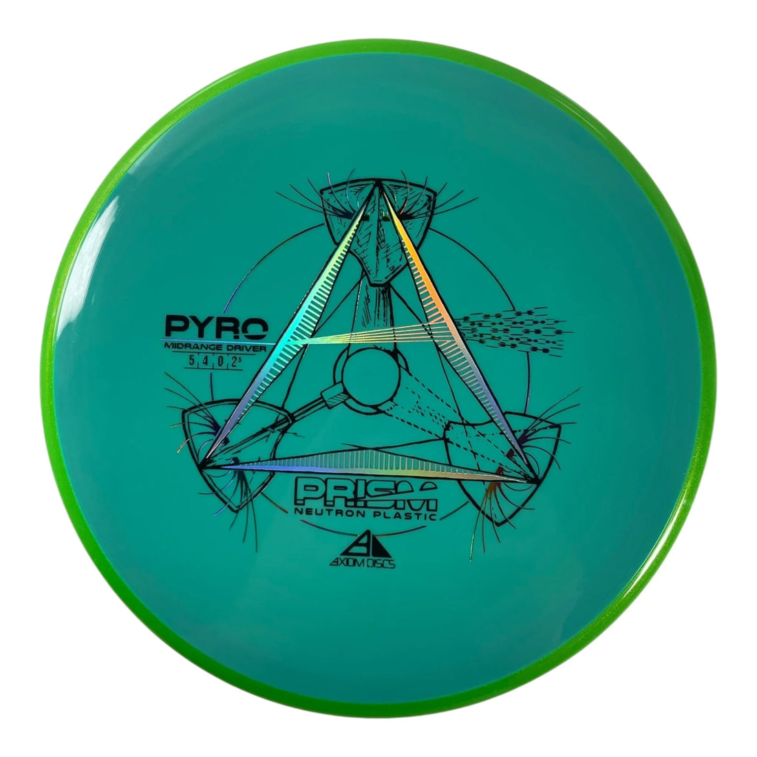 Axiom Discs Pyro | Prism Neutron | Teal/Green 176g Disc Golf