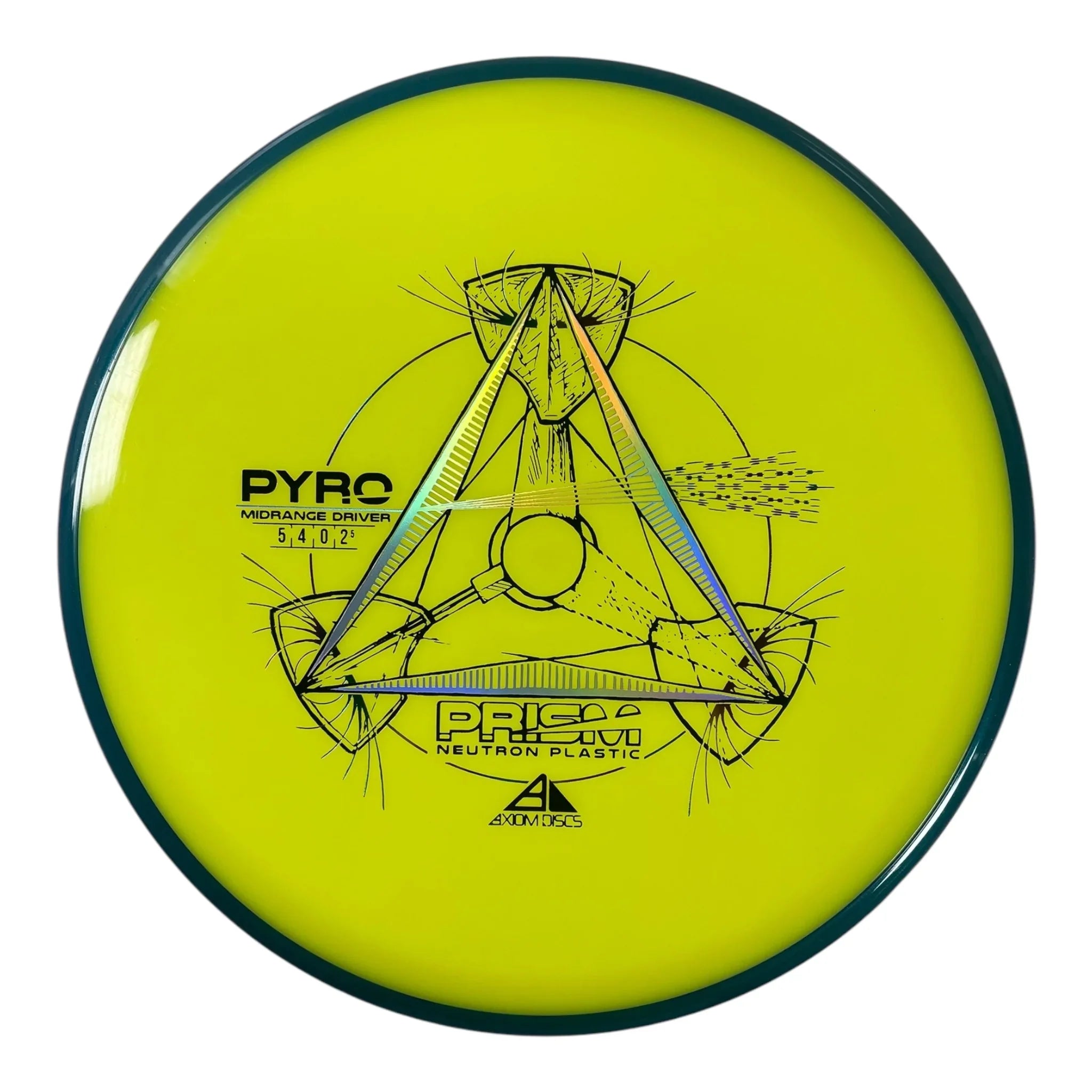 Axiom Discs Pyro | Prism Neutron | Yellow/Blue 178g Disc Golf
