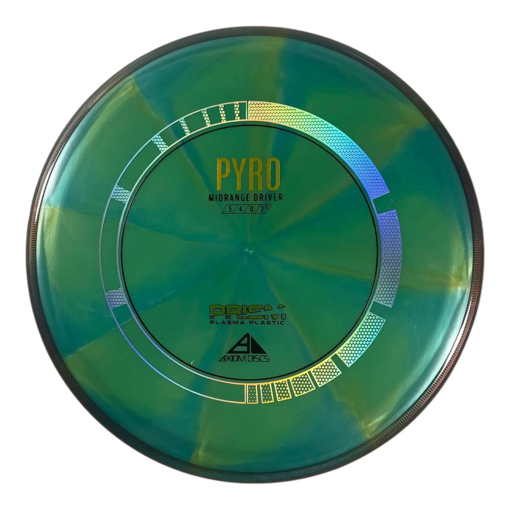 Axiom Discs Pyro | Prism Plasma | Green/Brown 178g Disc Golf