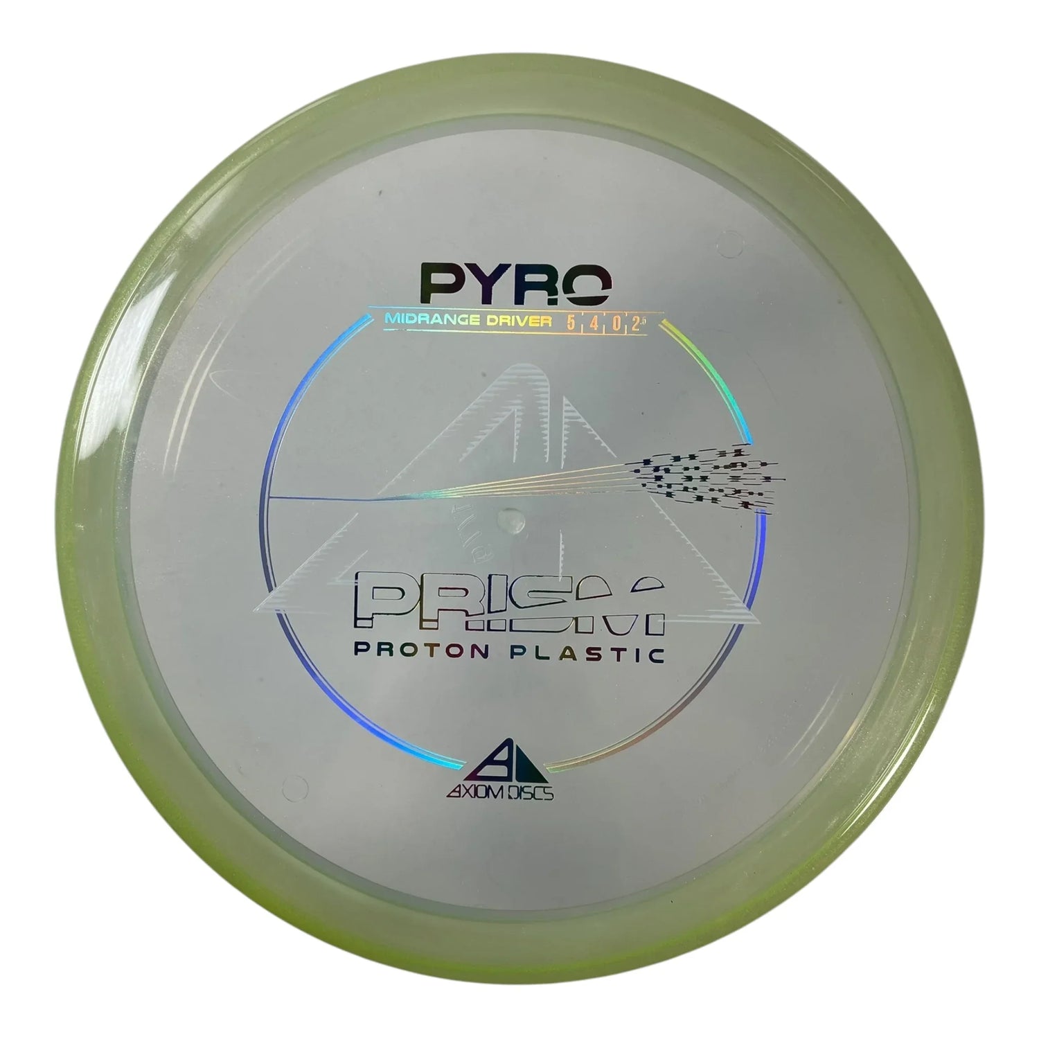 Axiom Discs Pyro | Prism Proton | Clear/Green 177g Disc Golf