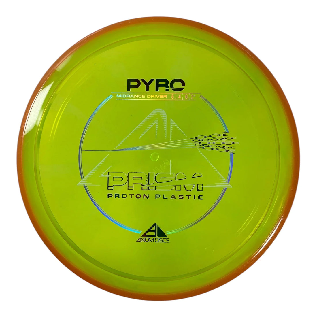Axiom Discs Pyro | Prism Proton | Green/Orange 176g Disc Golf