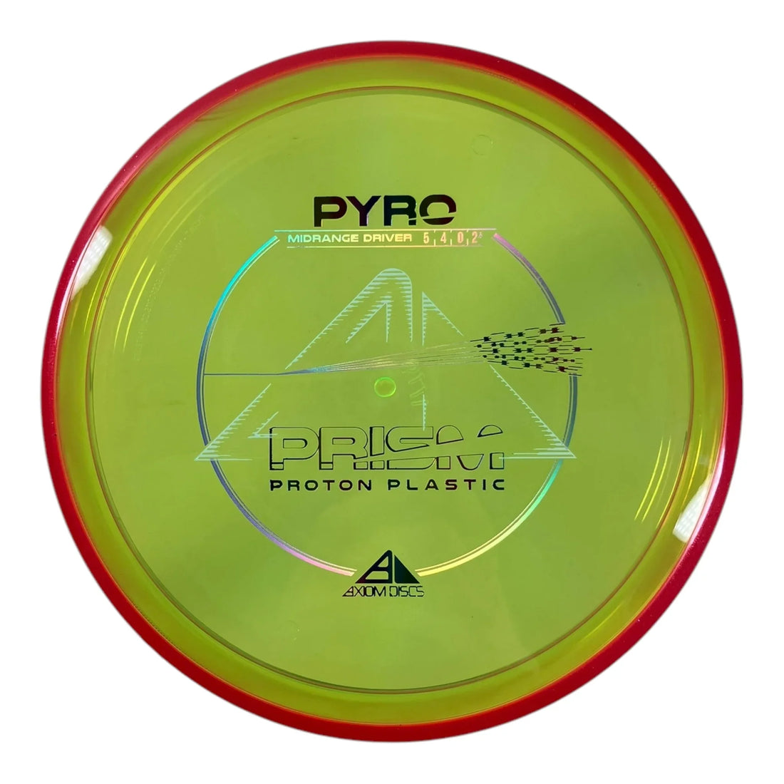 Axiom Discs Pyro | Prism Proton | Green/Rainbow 177g Disc Golf