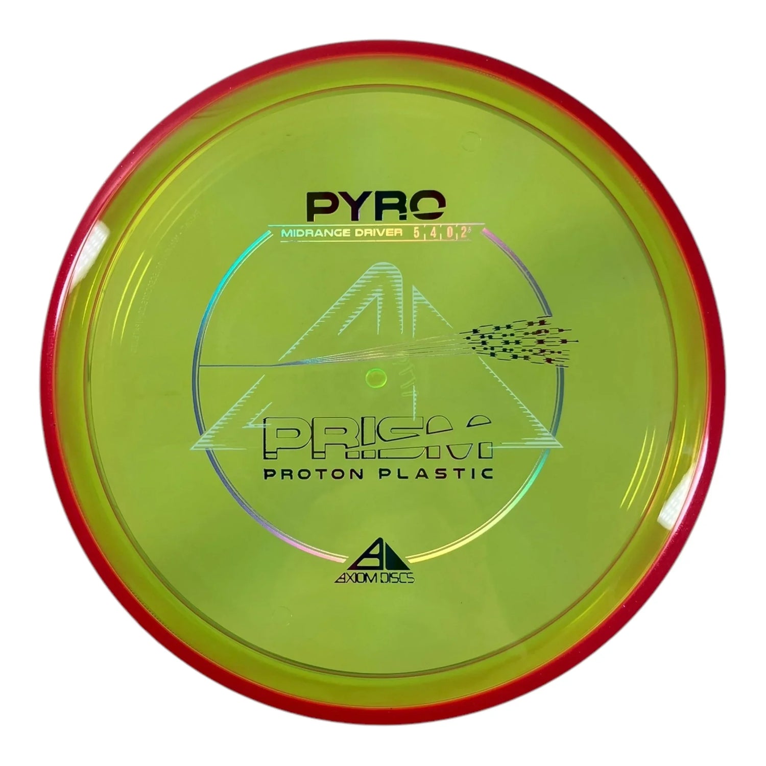 Axiom Discs Pyro | Prism Proton | Green/Rainbow 177g Disc Golf