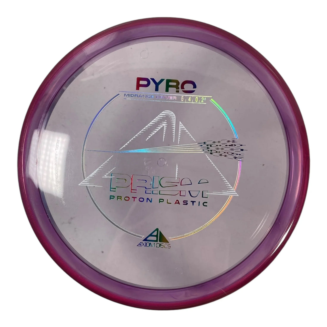 Axiom Discs Pyro | Prism Proton | Pink/Rainbow 176g Disc Golf