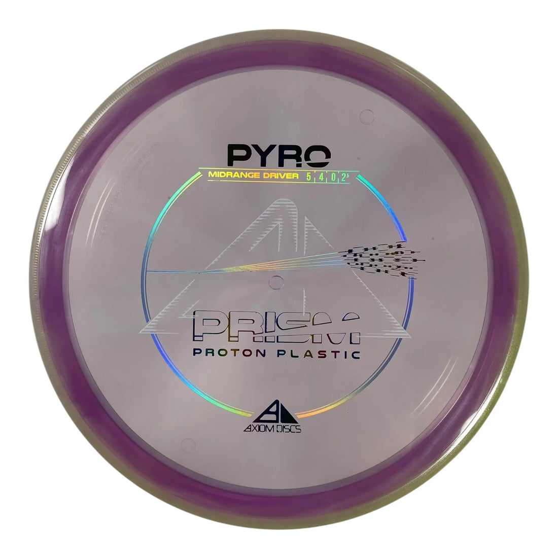 Axiom Discs Pyro | Prism Proton | Purple/Grey 177g Disc Golf