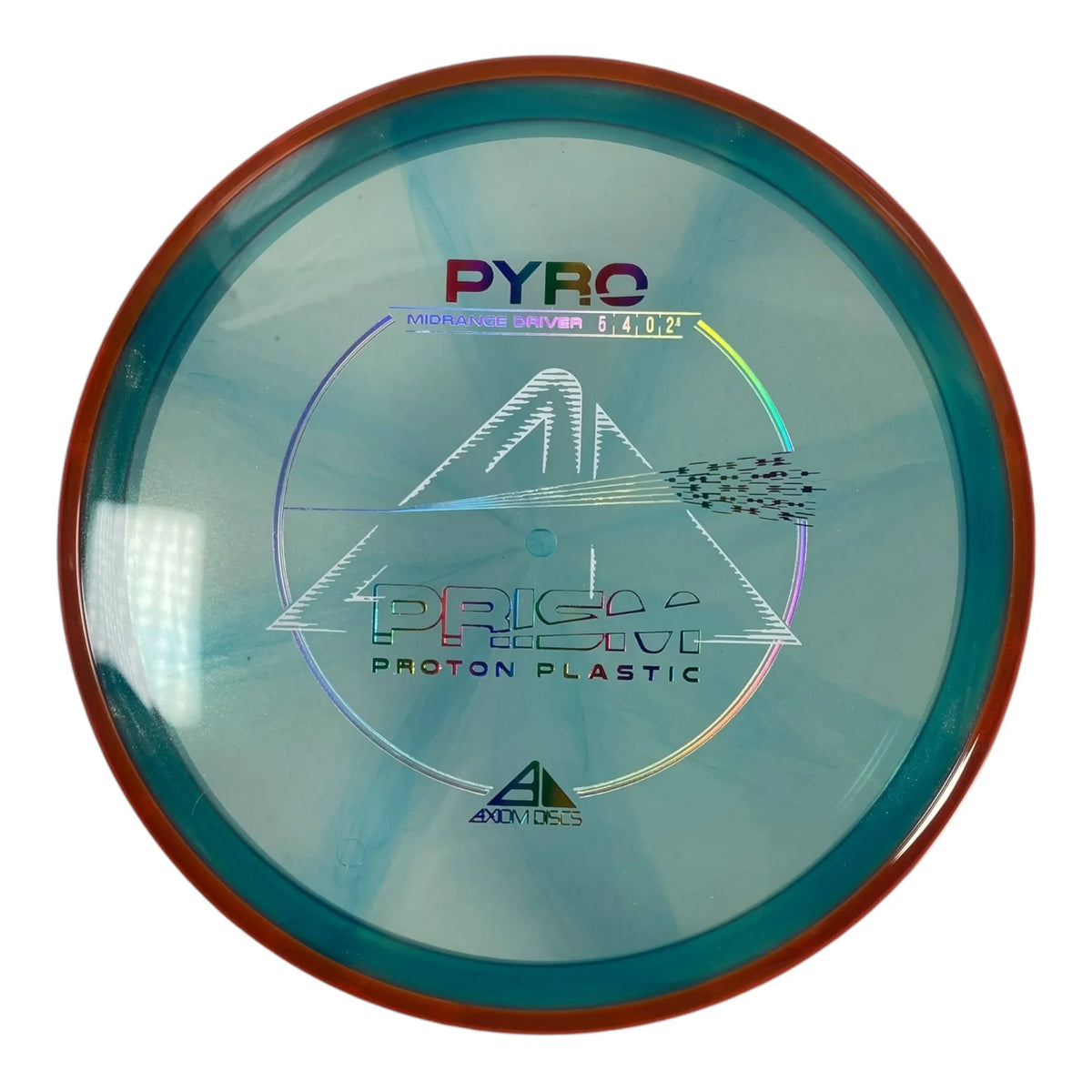 Axiom Discs Pyro | Prism Proton | Teal/Rainbow 177g Disc Golf
