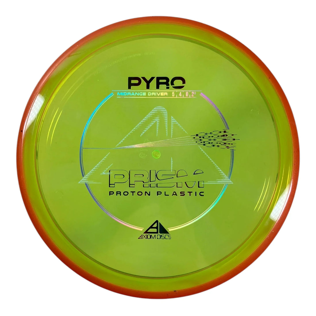 Axiom Discs Pyro | Prism Proton | Yellow/Rainbow 177g Disc Golf