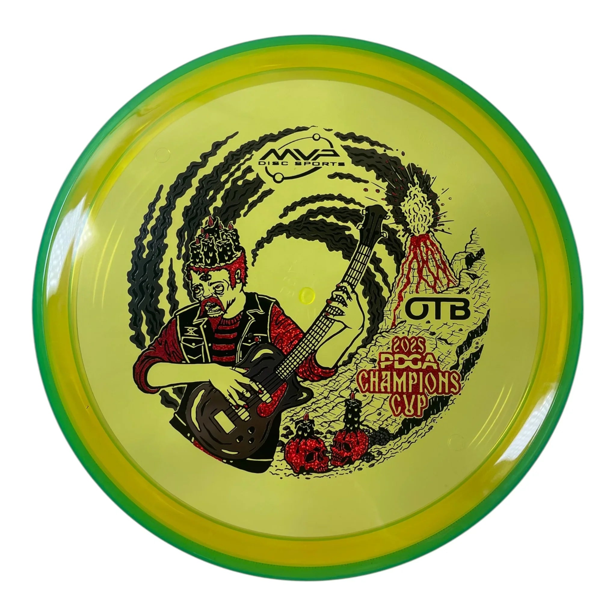 Axiom Discs Pyro | Prism Proton Soft | Yellow/Green 176g (OTB CC 2025) Disc Golf