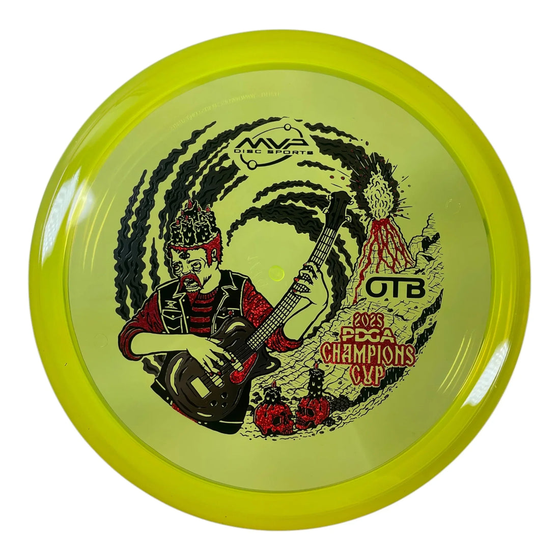 Axiom Discs Pyro | Prism Proton Soft | Yellow/Yellow 177g (OTB CC 2025) Disc Golf