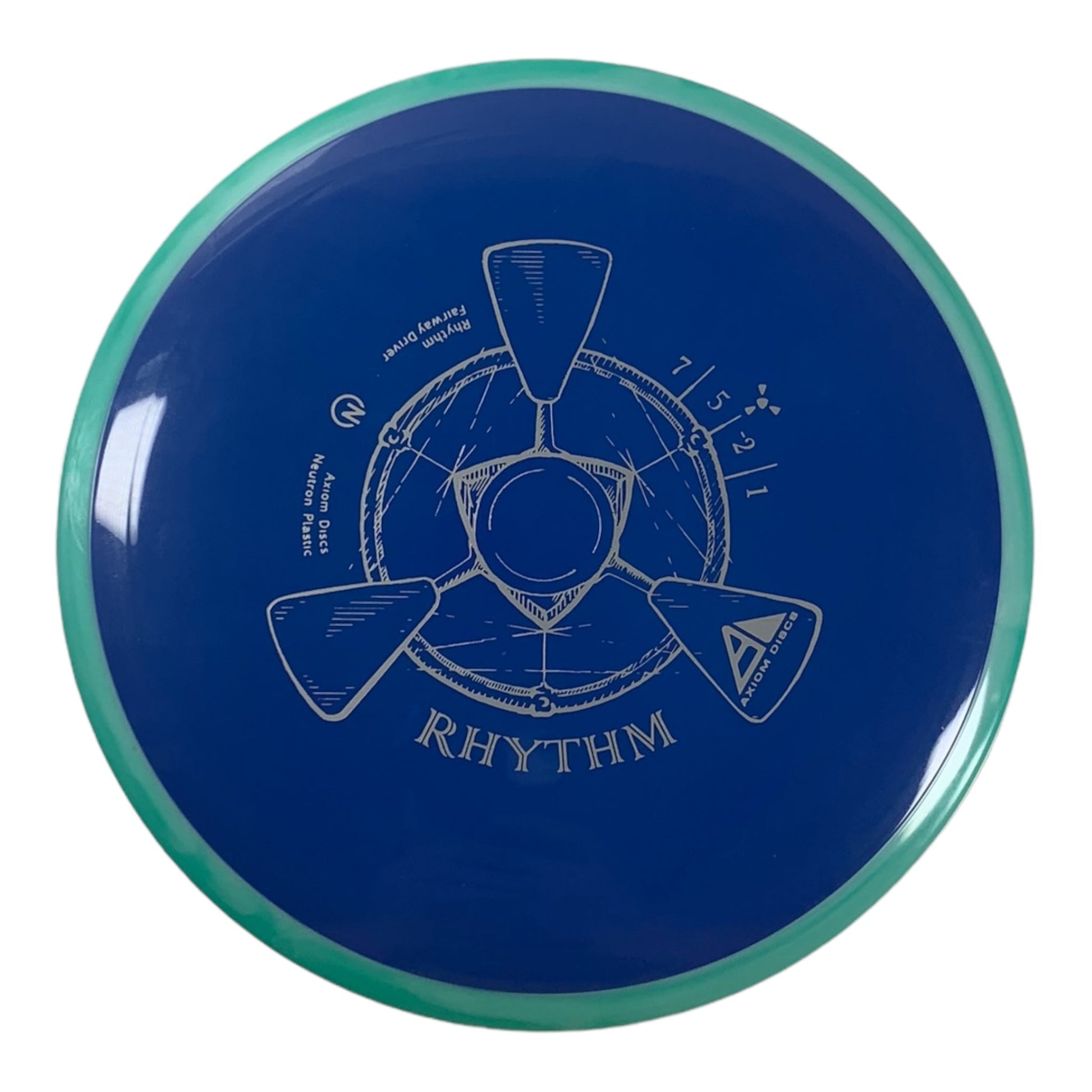 Axiom Discs Rhythm | Neutron | Blue/Green 162g Disc Golf