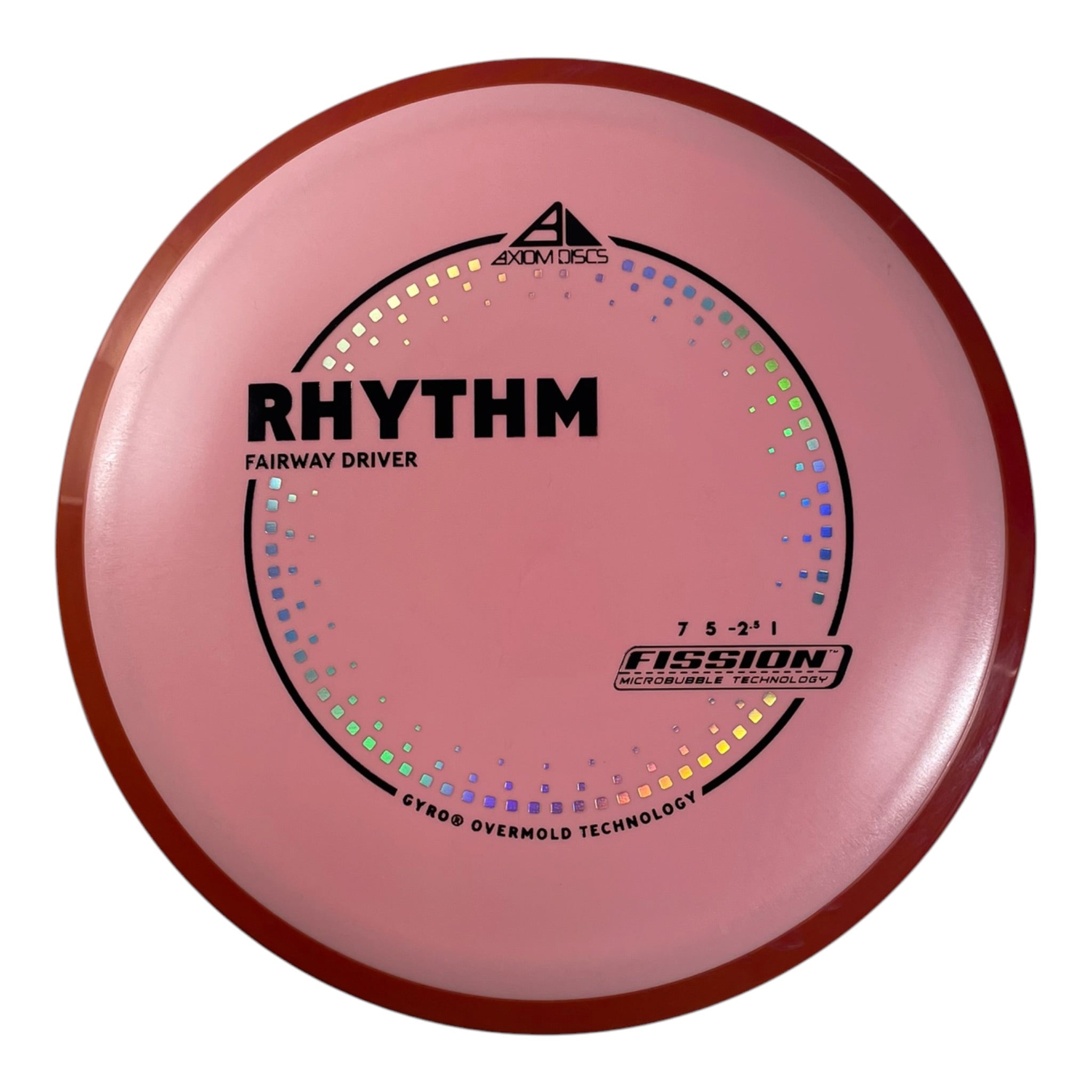 Axiom Discs Rhythm | Fission | Pink/Red 158g (Project Lab Coat) Disc Golf