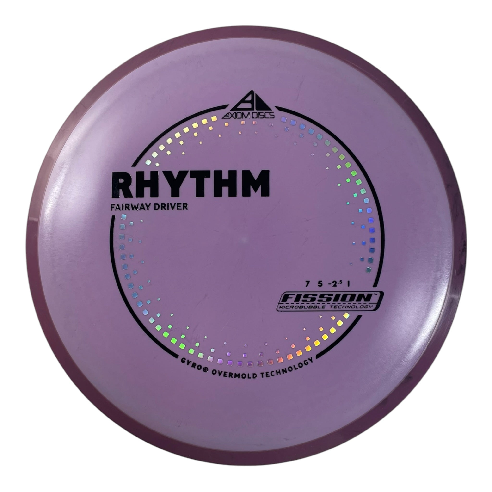 Axiom Discs Rhythm | Fission | Purple/Purple 159g (Project Lab Coat) Disc Golf