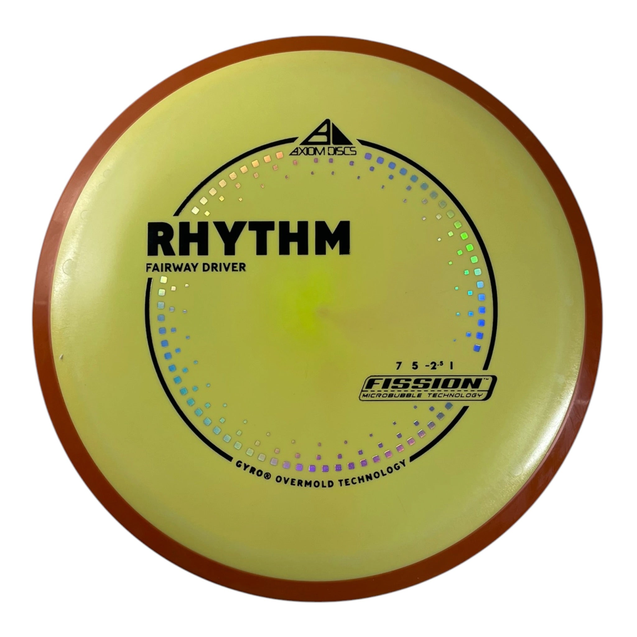 Axiom Discs Rhythm | Fission | Yellow/Orange 163g (Project Lab Coat) Disc Golf