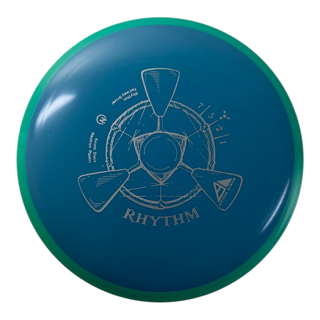 Axiom Discs Rhythm | Neutron | Blue/Green 160g Disc Golf