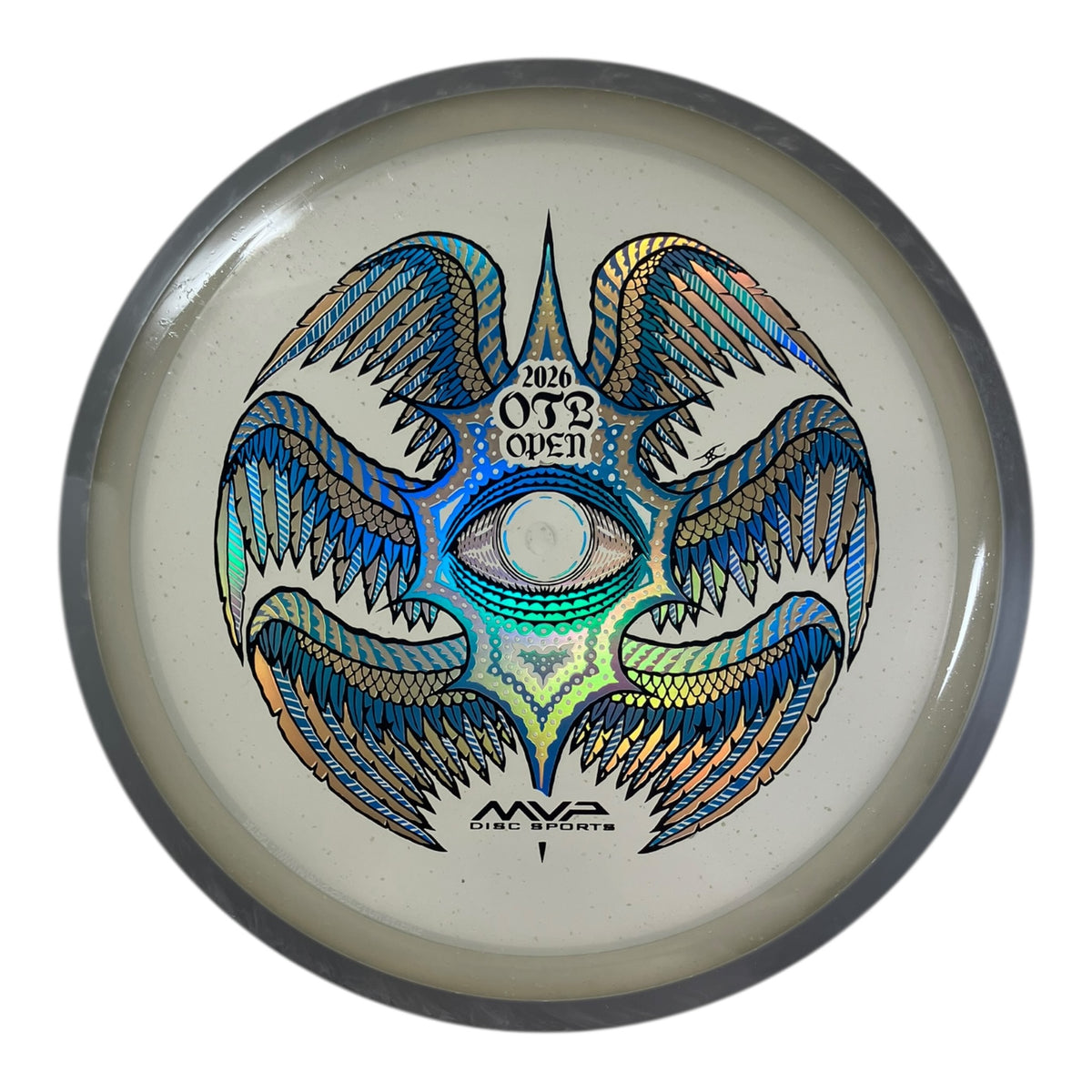 Axiom Discs Rhythm | Particle Glow Proton Soft | Clear/Grey 174g (OTB Open 2026) Disc Golf