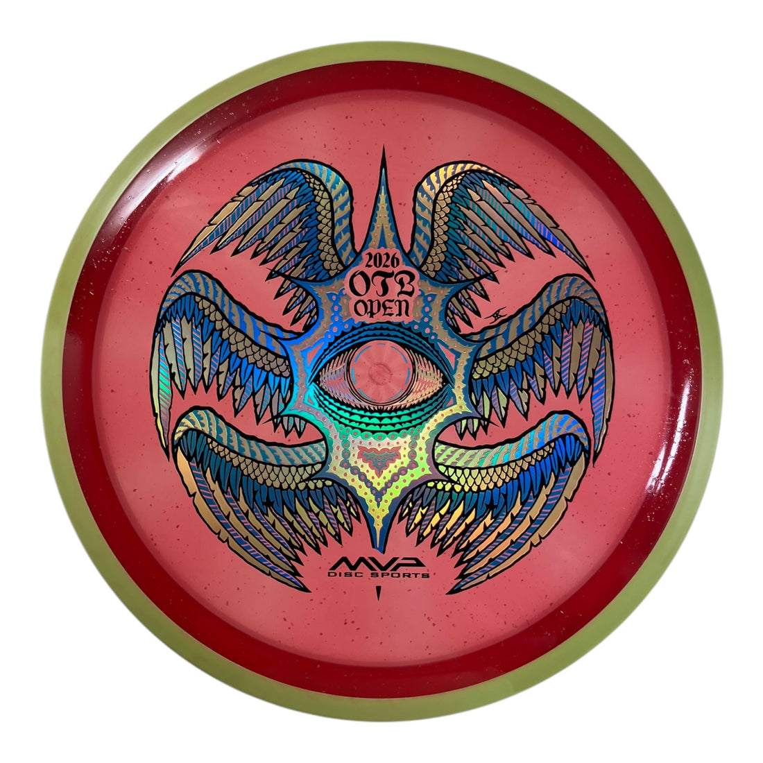 Axiom Discs Rhythm | Particle Glow Proton Soft | Red/Yellow 172-174g (OTB Open 2026) Disc Golf