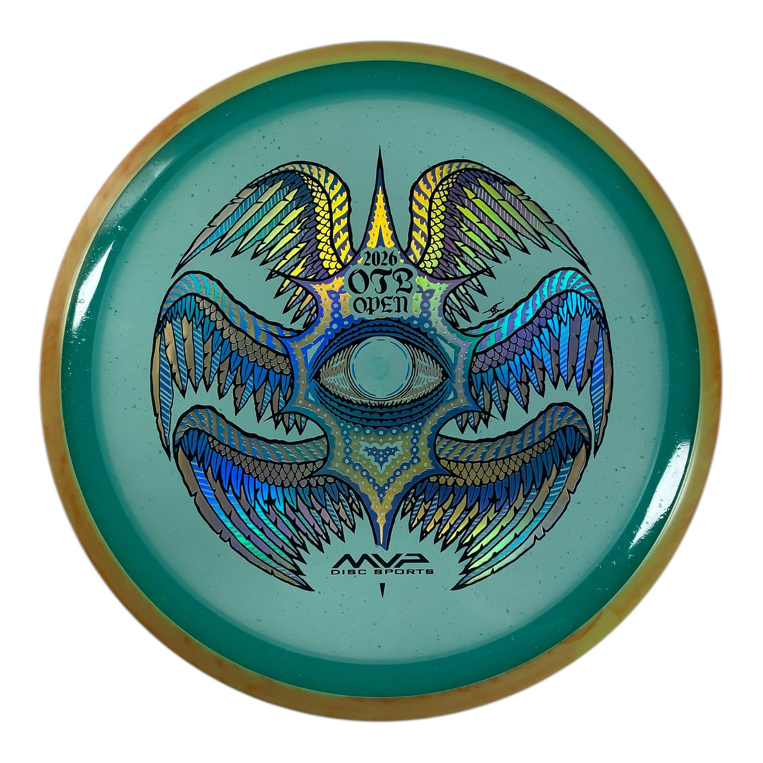 Axiom Discs Rhythm | Particle Glow Proton Soft | Teal/Yellow 171g (OTB Open 2026) Disc Golf