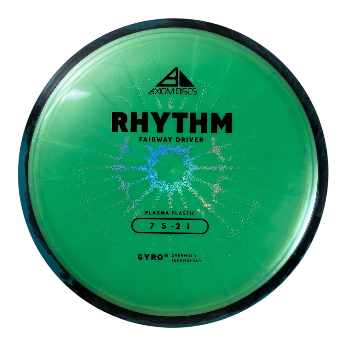 Axiom Discs Rhythm | Plasma | Green/Black 167g (Project Lab Coat) Disc Golf