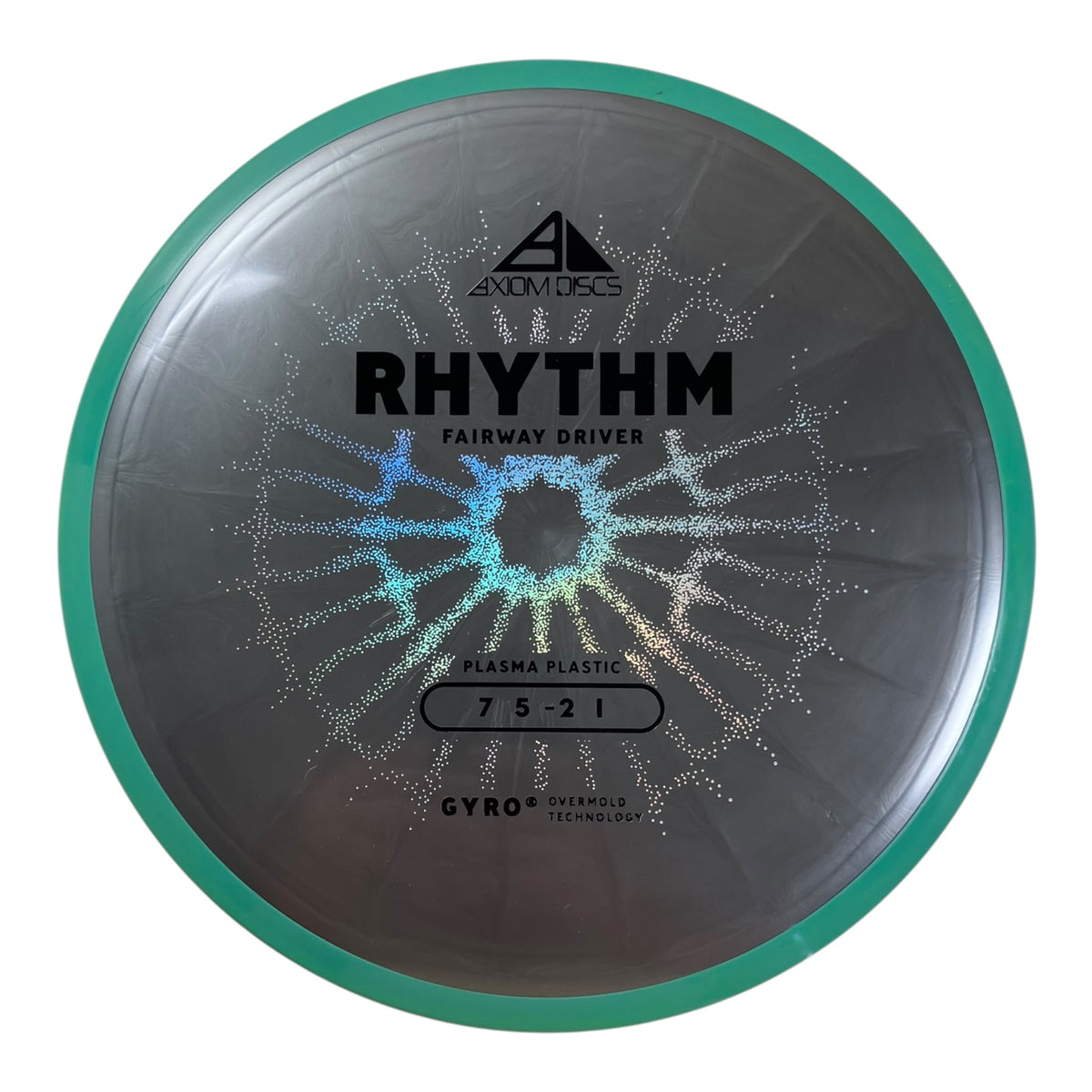 Axiom Discs Rhythm | Plasma | Grey/Teal 174g (Project Lab Coat) Disc Golf
