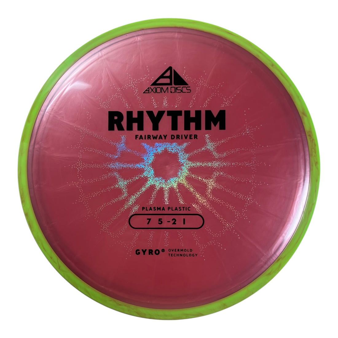 Axiom Discs Rhythm | Plasma | Pink/Green 163g (Project Lab Coat) Disc Golf
