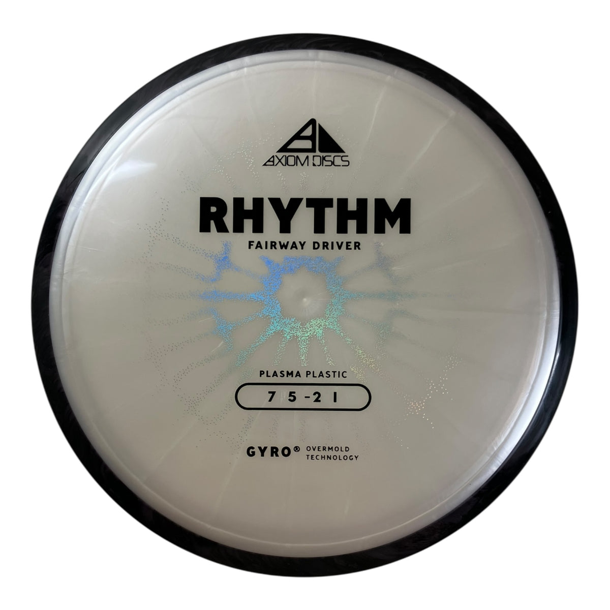 Axiom Discs Rhythm | Plasma | White/Black 174g (Project Lab Coat) Disc Golf