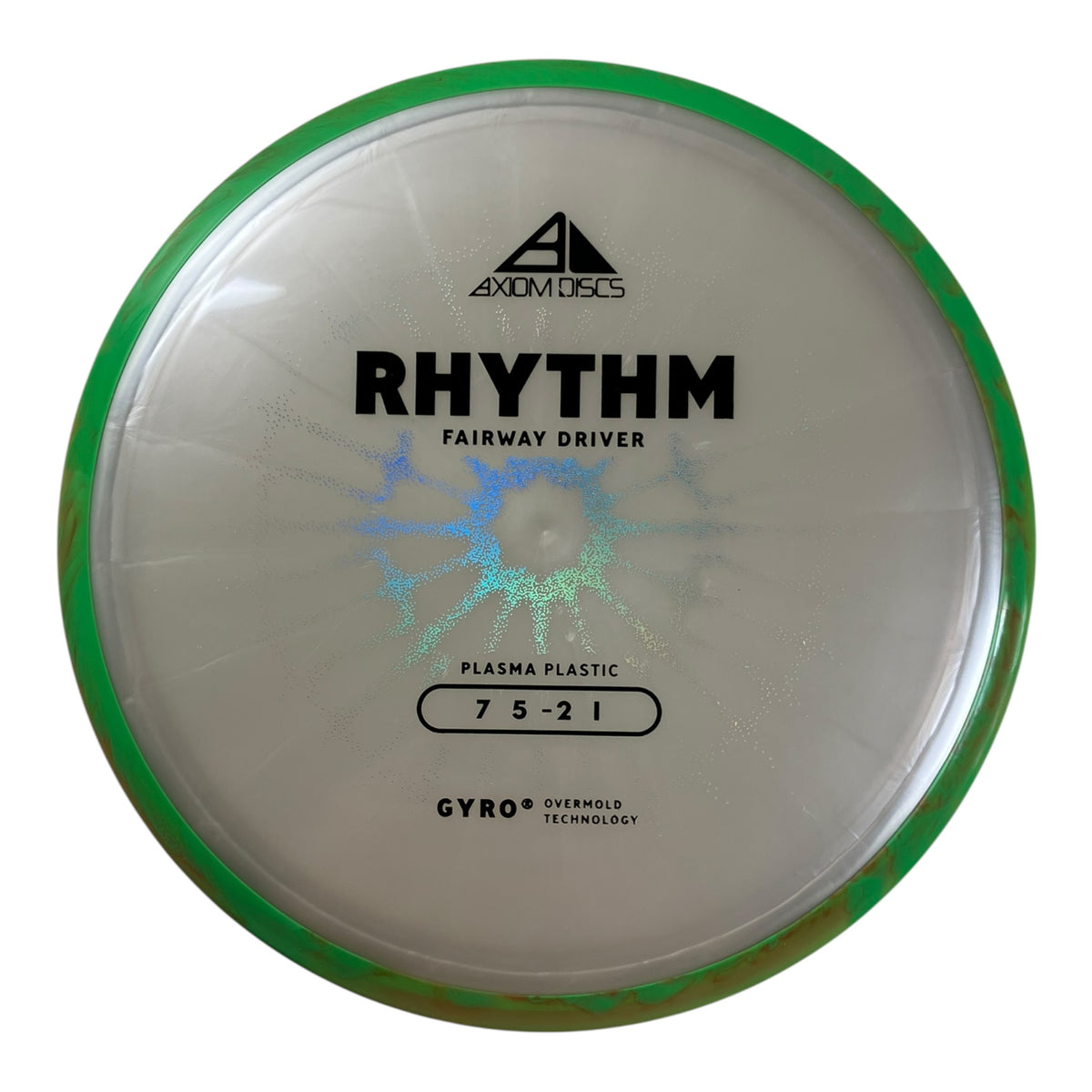 Axiom Discs Rhythm | Plasma | White/Green 167g (Project Lab Coat) Disc Golf
