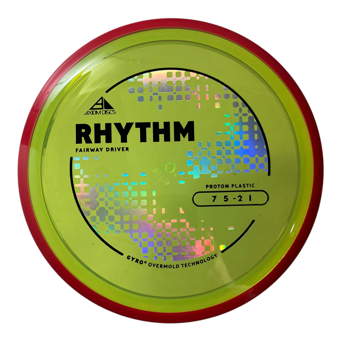 Axiom Discs Rhythm | Proton | Green/Red 167g (Project Lab Coat) Disc Golf