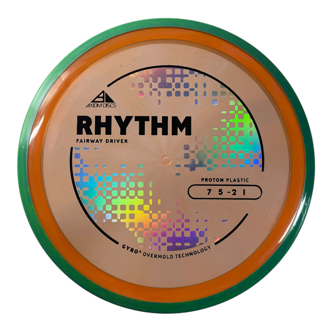 Axiom Discs Rhythm | Proton | Orange/Green 167g (Project Lab Coat) Disc Golf