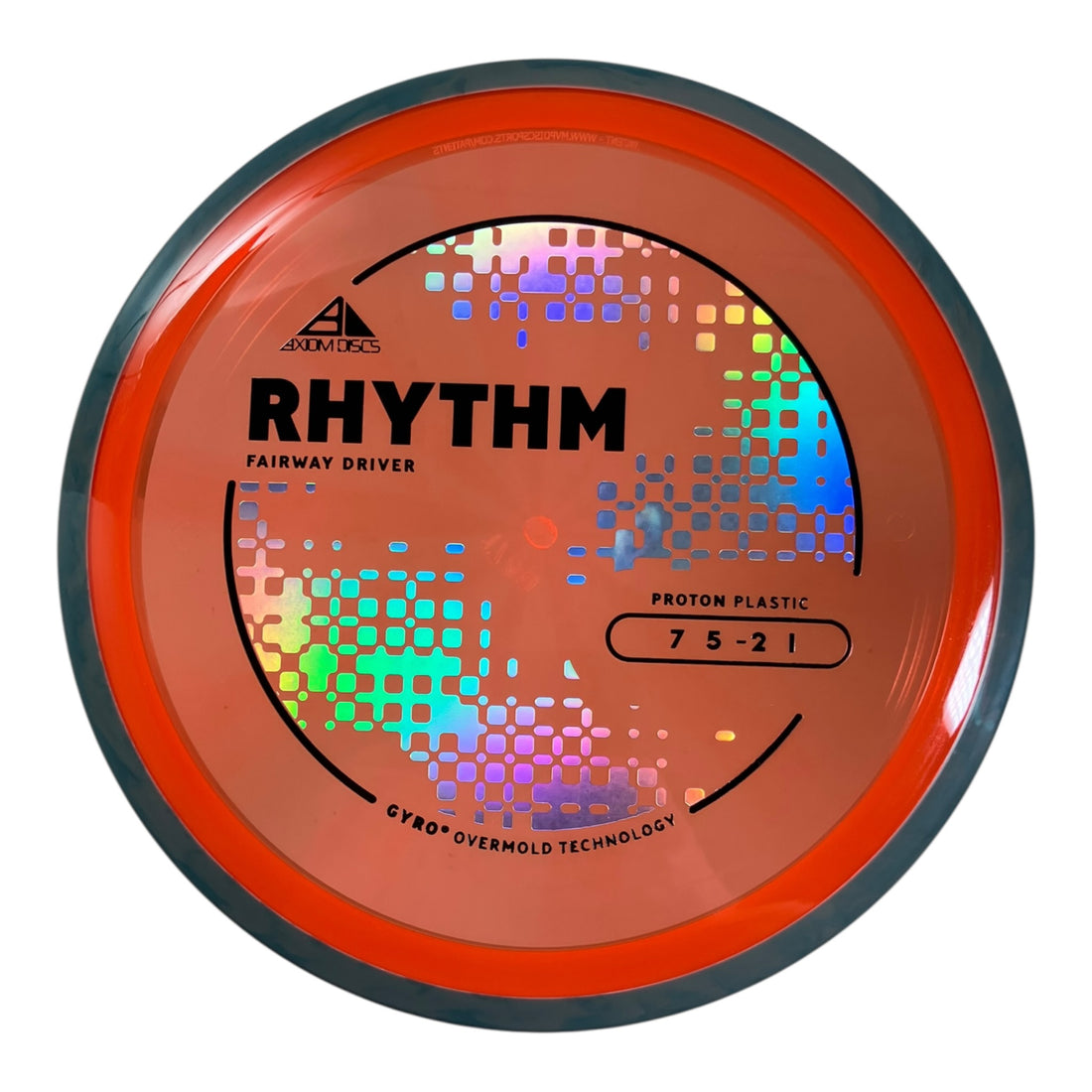 Axiom Discs Rhythm | Proton | Orange/Grey 163-174g (Project Lab Coat) Disc Golf