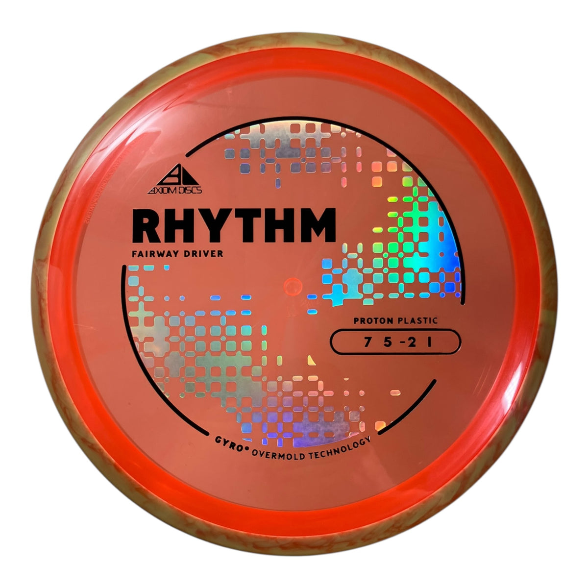 Axiom Discs Rhythm | Proton | Orange/Yellow 174g (Project Lab Coat) Disc Golf