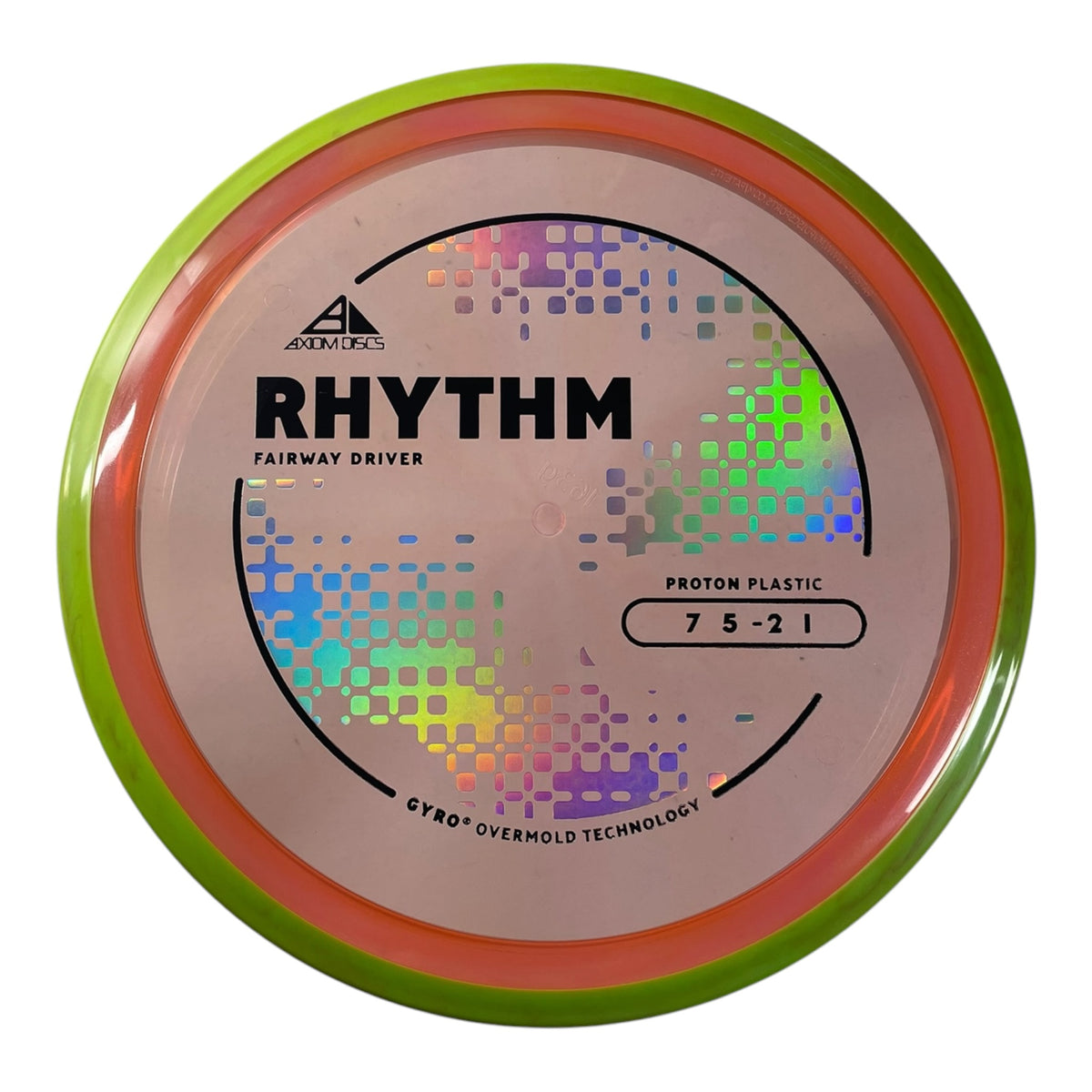 Axiom Discs Rhythm | Proton | Pink/Yellow 163g (Project Lab Coat) Disc Golf
