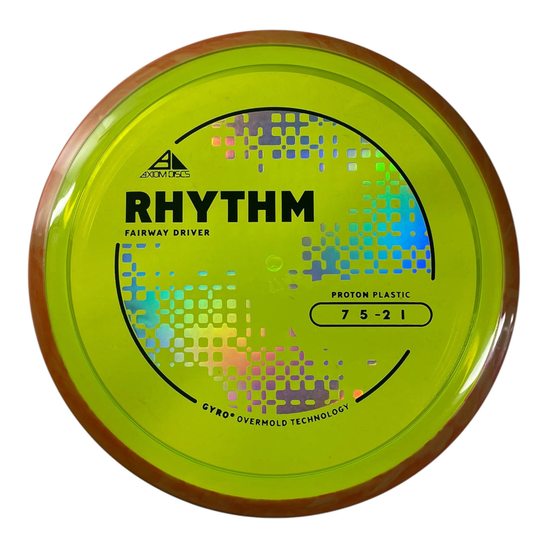 Axiom Discs Rhythm | Proton | Yellow/Orange 174g (Project Lab Coat) Disc Golf