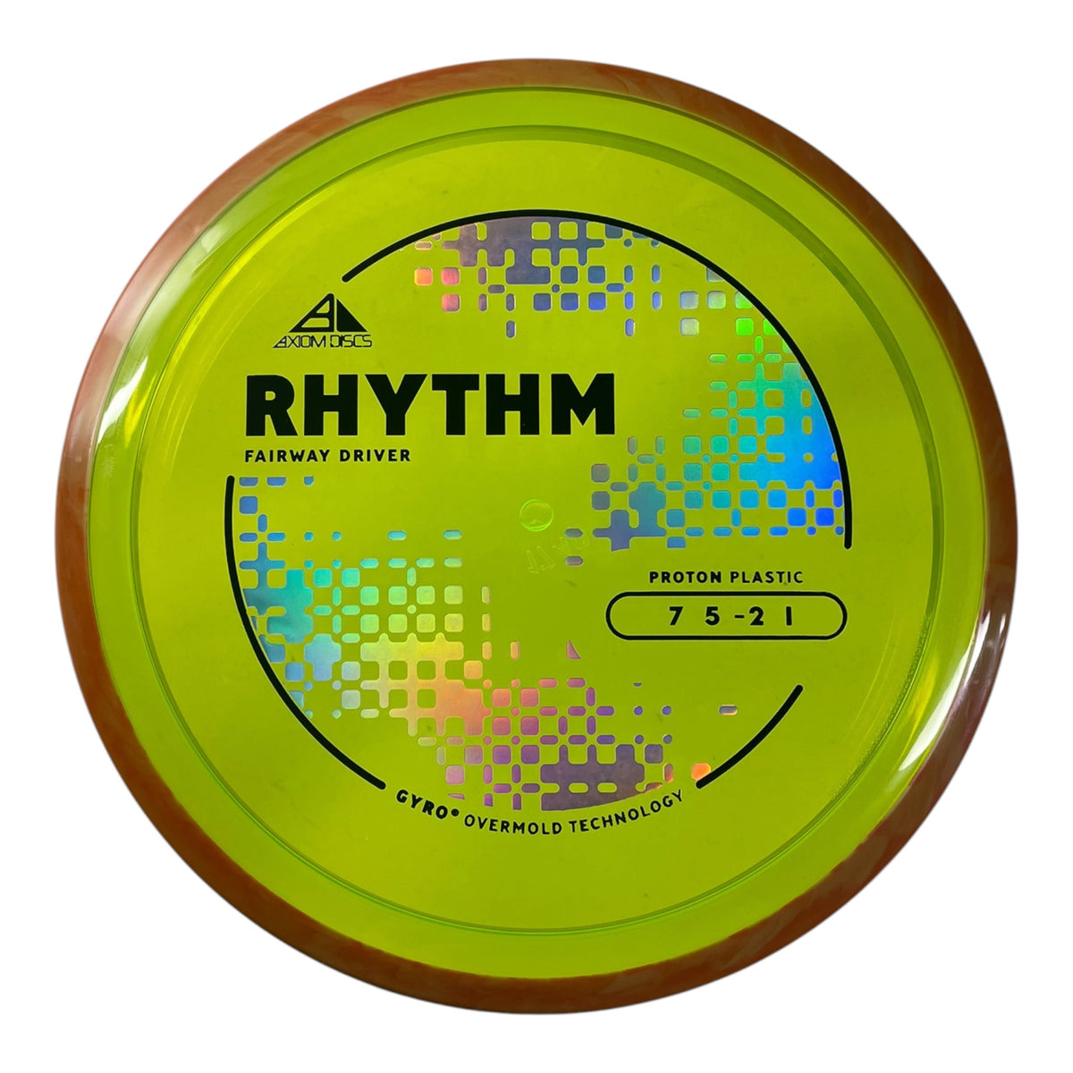 Axiom Discs Rhythm | Proton | Yellow/Orange 174g (Project Lab Coat) Disc Golf
