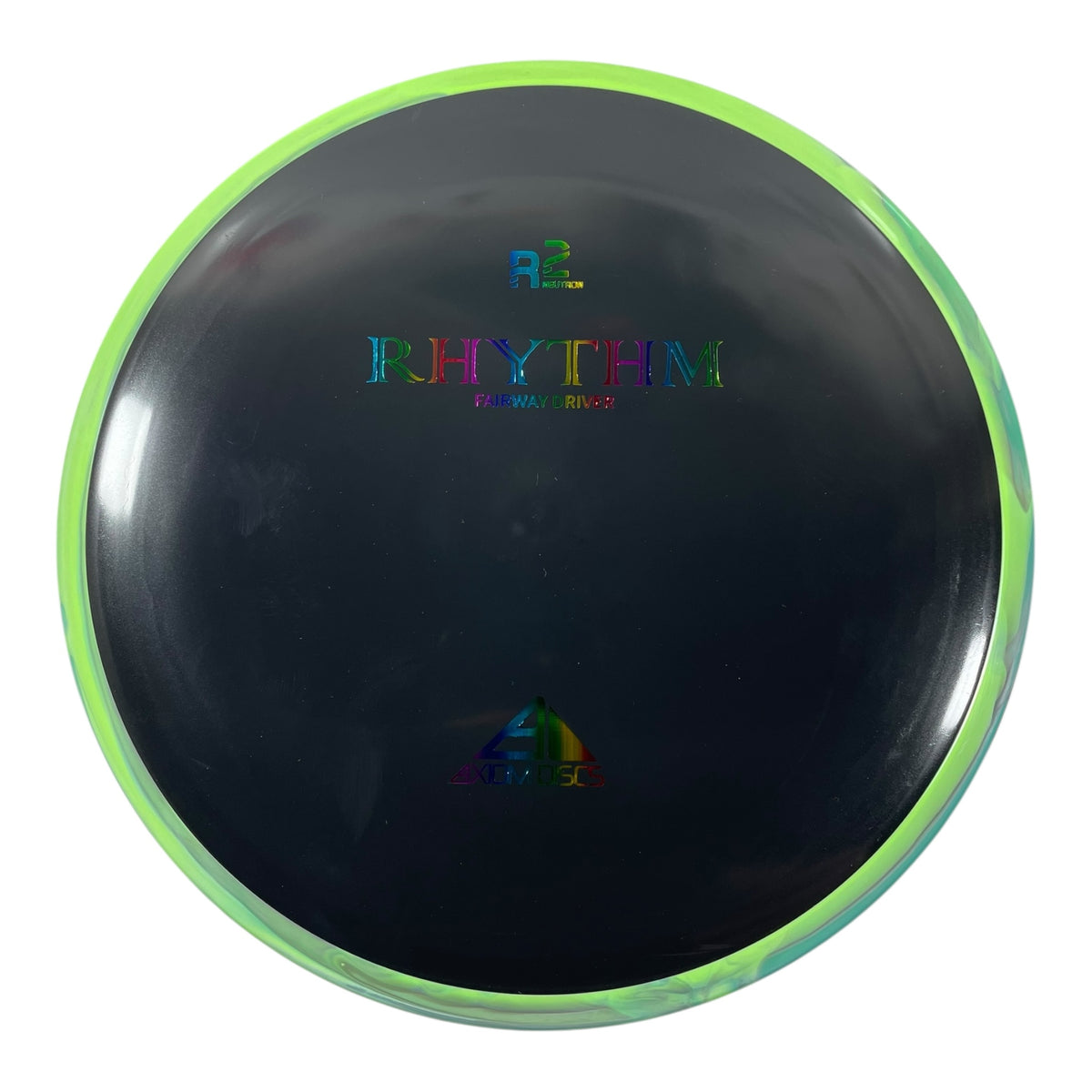 Axiom Discs Rhythm | R2 Neutron | Green/Rainbow 172-174g Disc Golf