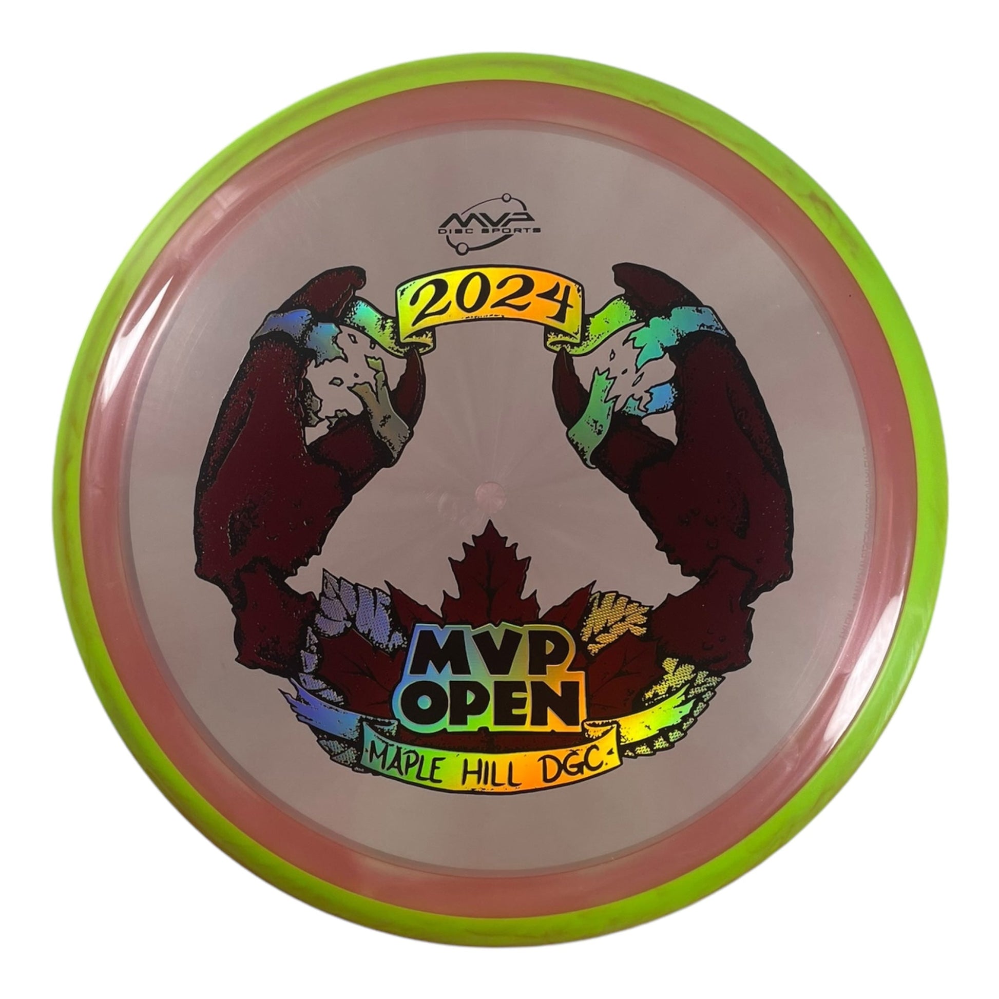 Axiom Discs Rhythm | Proton Soft | Pink/Green 172g (MVP Open) Disc Golf