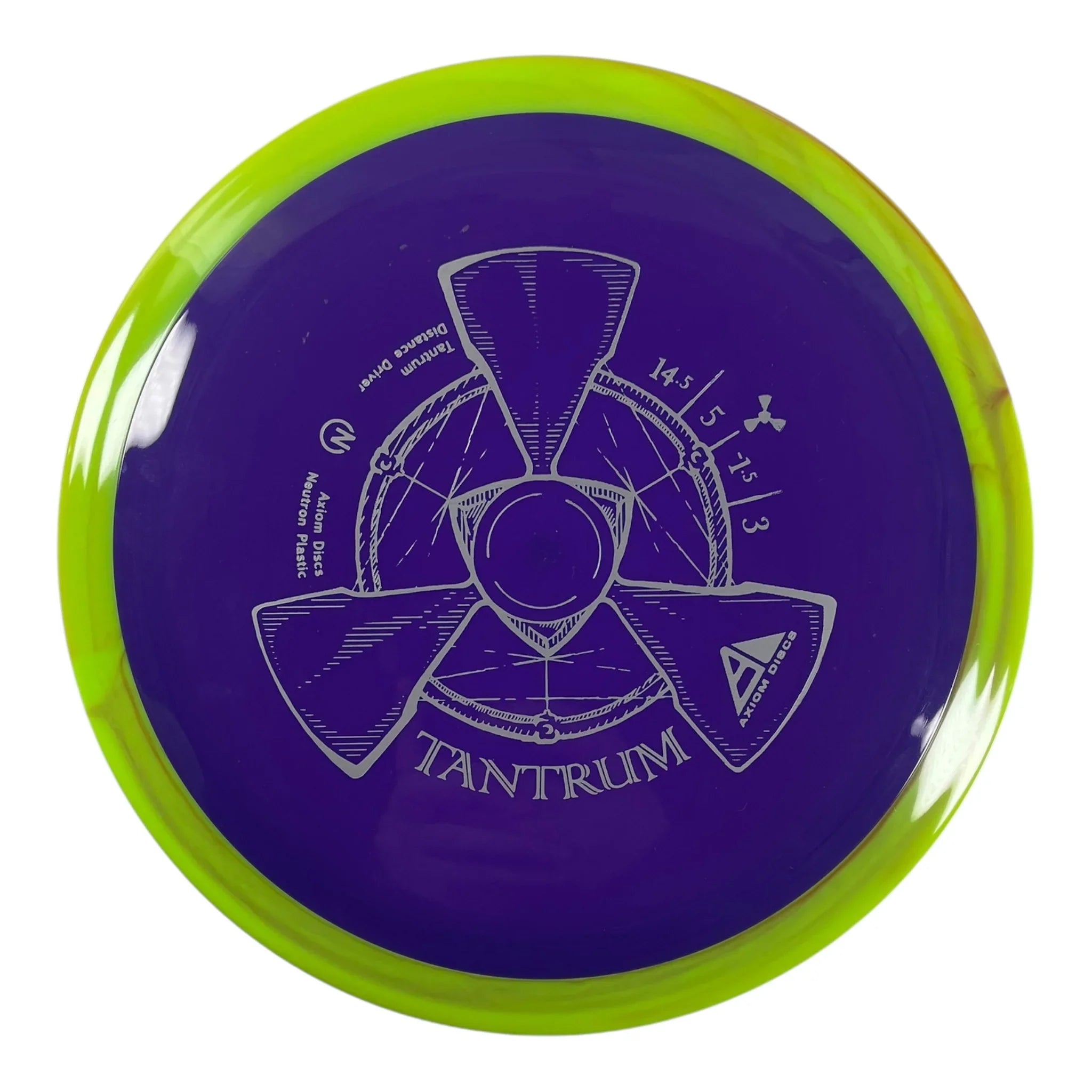 Axiom Discs Tantrum | Neutron | Purple/Green 173g Disc Golf