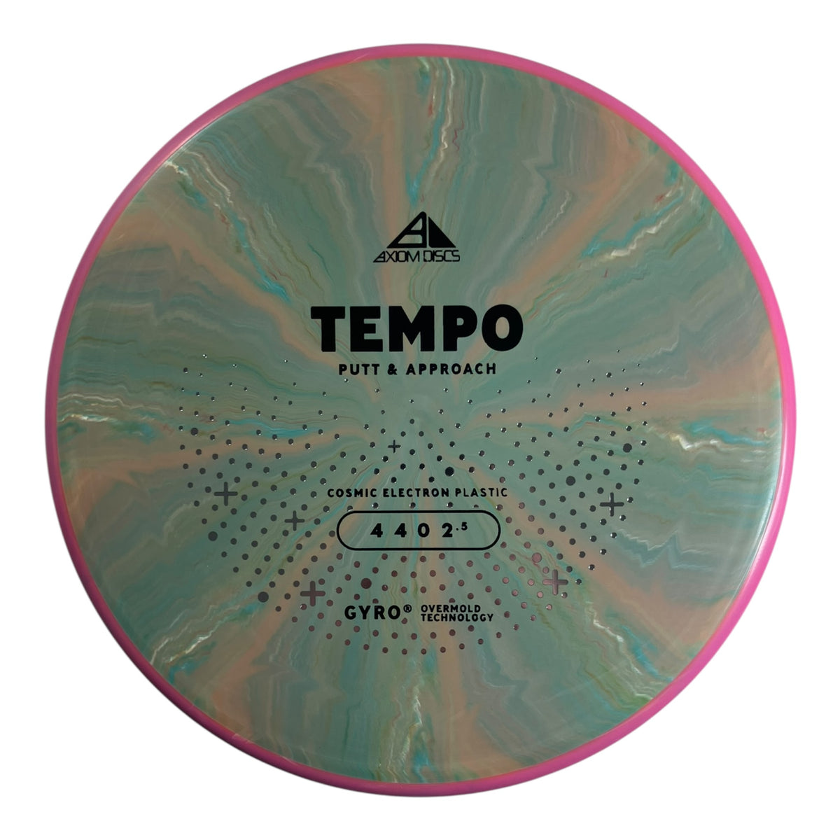 Axiom Discs Tempo | Cosmic Electron | Green/Pink 165g (Project Lab Coat) Disc Golf