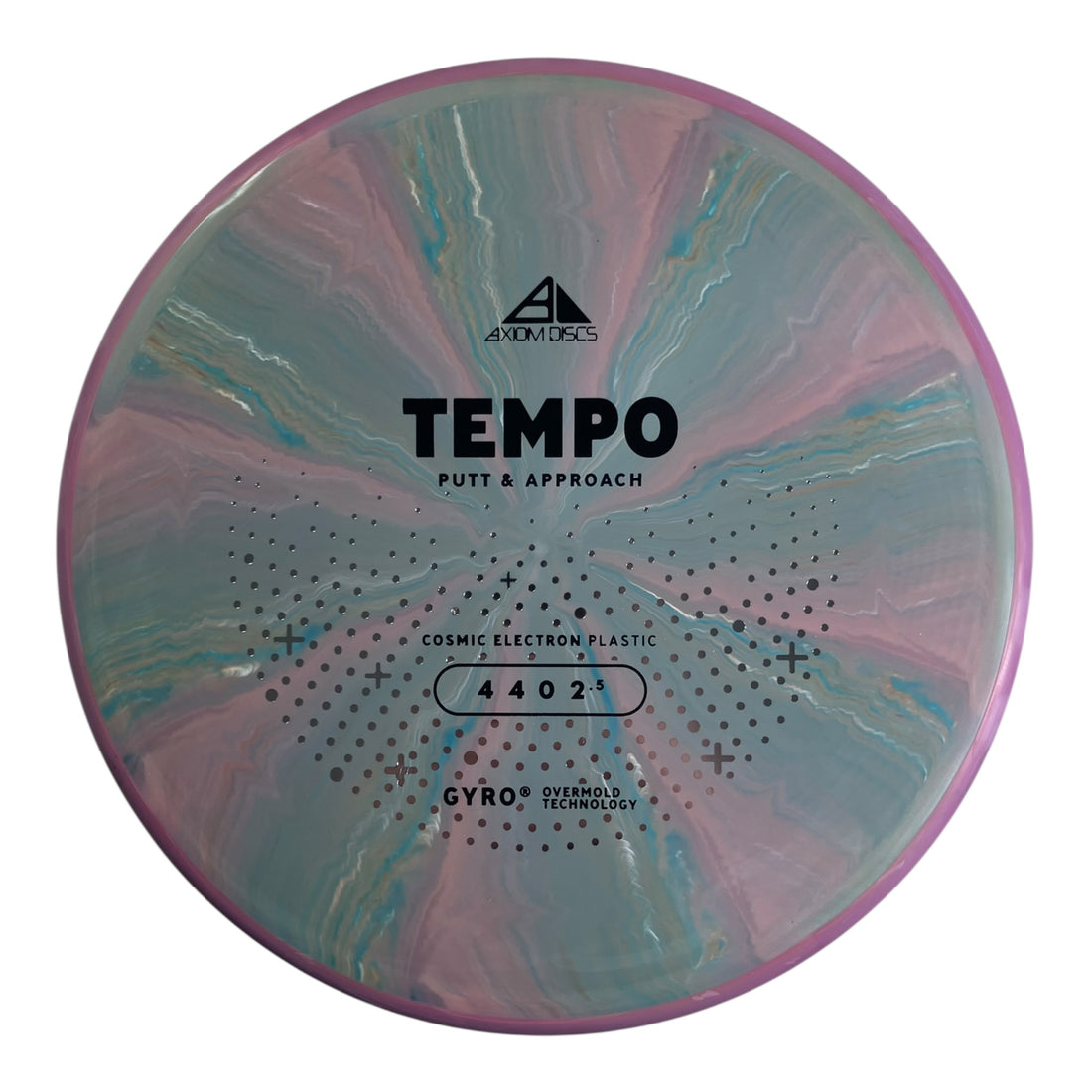 Axiom Discs Tempo | Cosmic Electron | Green/Purple 175g (Project Lab Coat) Disc Golf