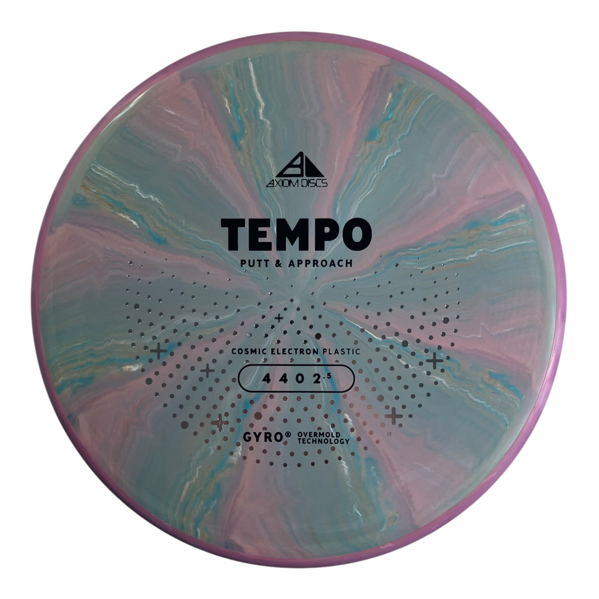 Axiom Discs Tempo | Cosmic Electron | Green/Purple 175g (Project Lab Coat) Disc Golf