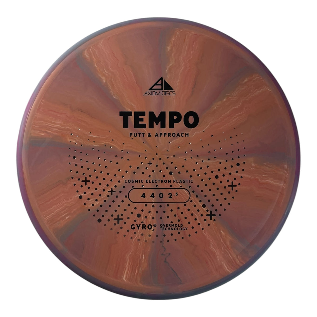 Axiom Discs Tempo | Cosmic Electron | Orange/Purple 175g (Project Lab Coat) Disc Golf