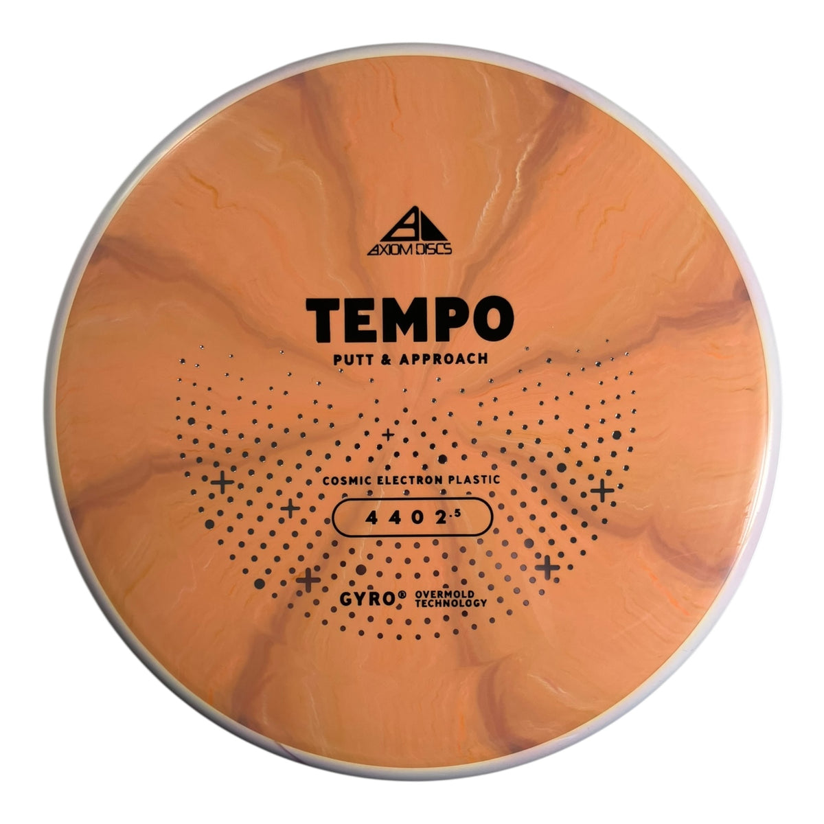 Axiom Discs Tempo | Cosmic Electron | Orange/White 165g (Project Lab Coat) Disc Golf