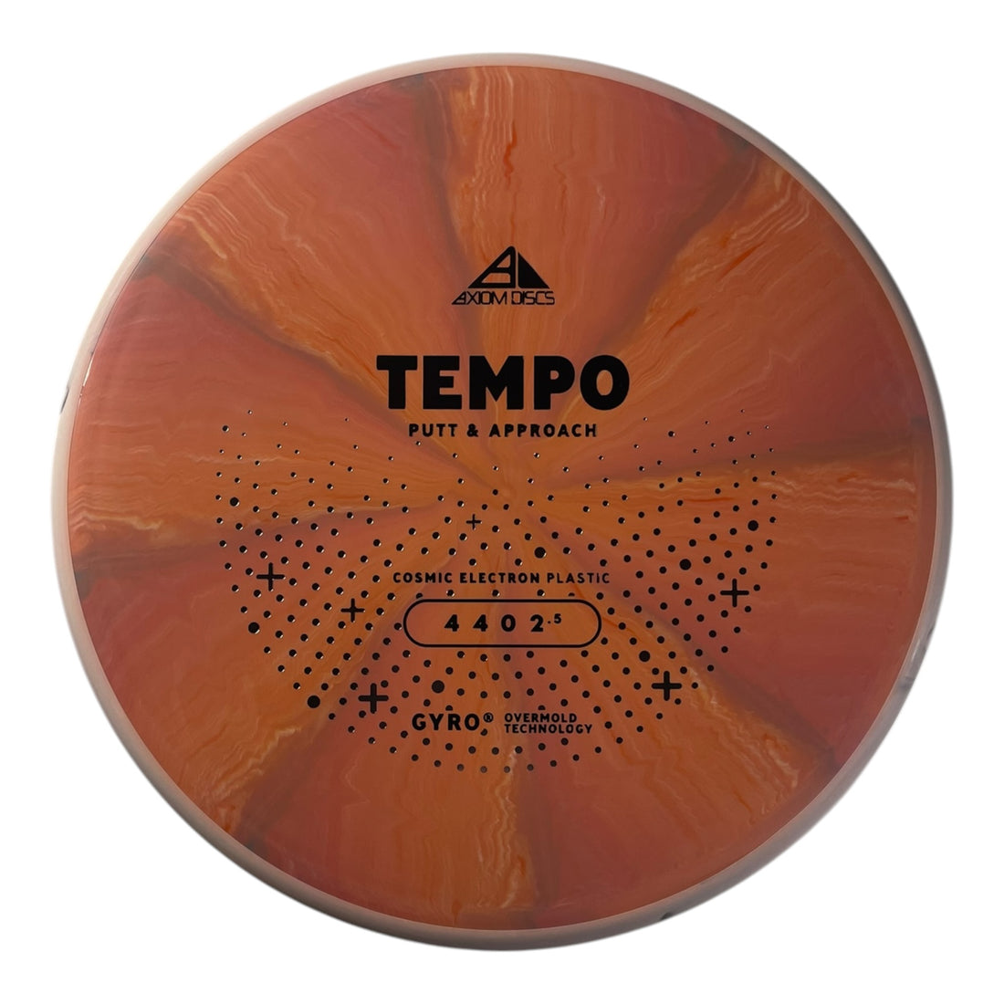Axiom Discs Tempo | Cosmic Electron | Orange/White 166g (Project Lab Coat) Disc Golf