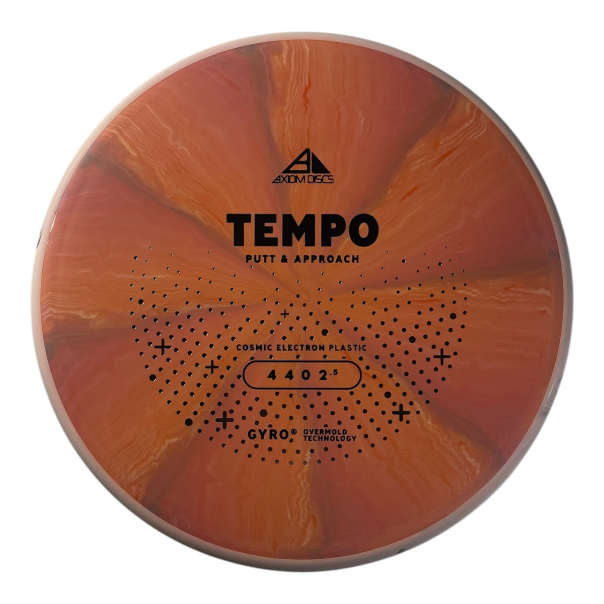 Axiom Discs Tempo | Cosmic Electron | Orange/White 166g (Project Lab Coat) Disc Golf