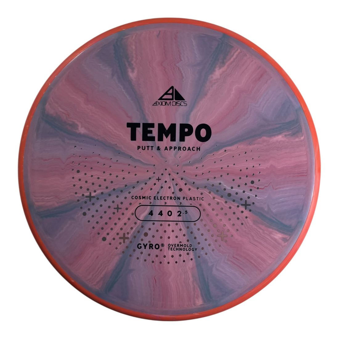 Axiom Discs Tempo | Cosmic Electron | Purple/Orange 175g (Project Lab Coat) Disc Golf