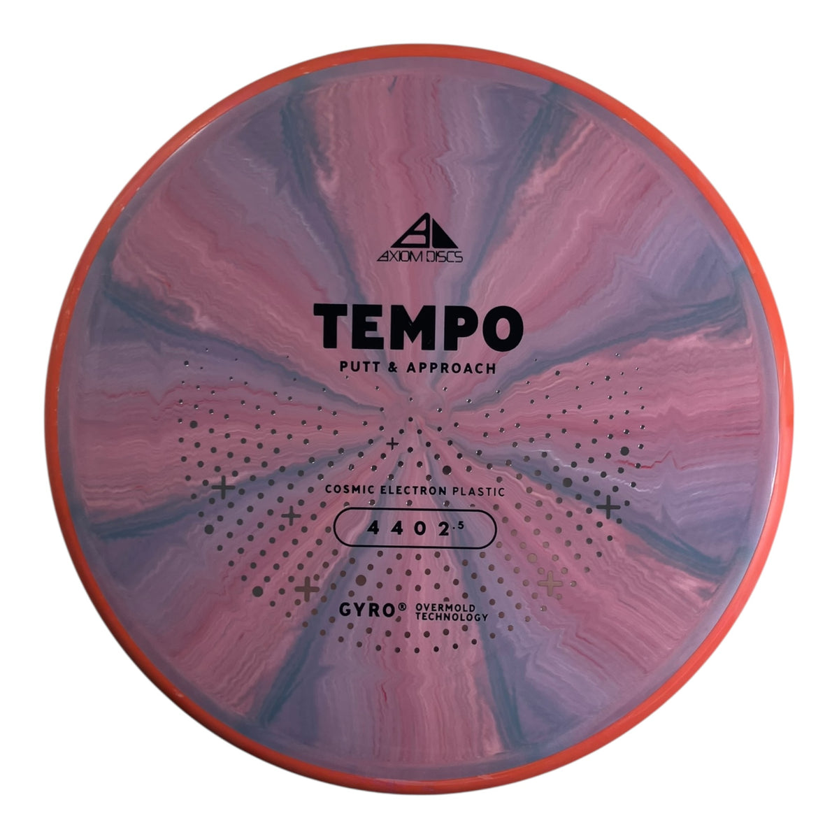 Axiom Discs Tempo | Cosmic Electron | Purple/Orange 175g (Project Lab Coat) Disc Golf