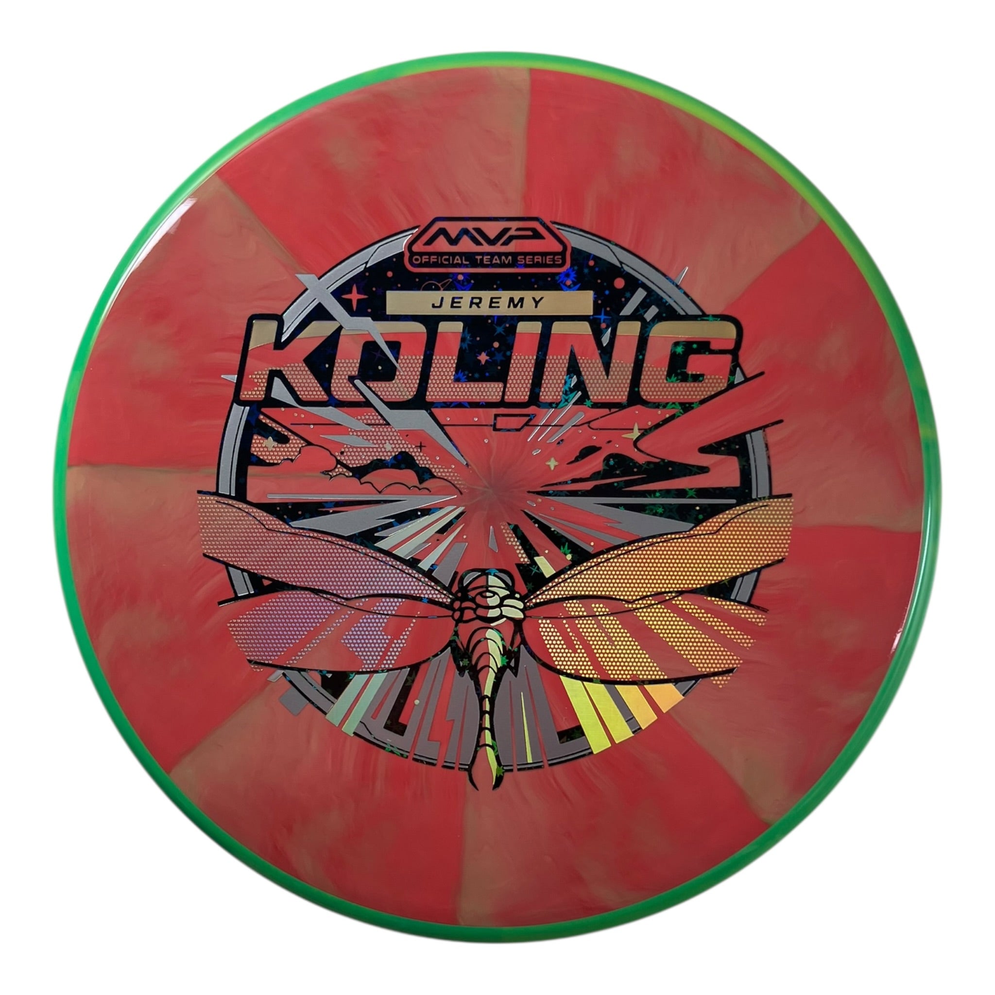 Axiom Discs Tempo | Cosmic Neutron | Pink/Green 174g (Jeremy Koling) Disc Golf