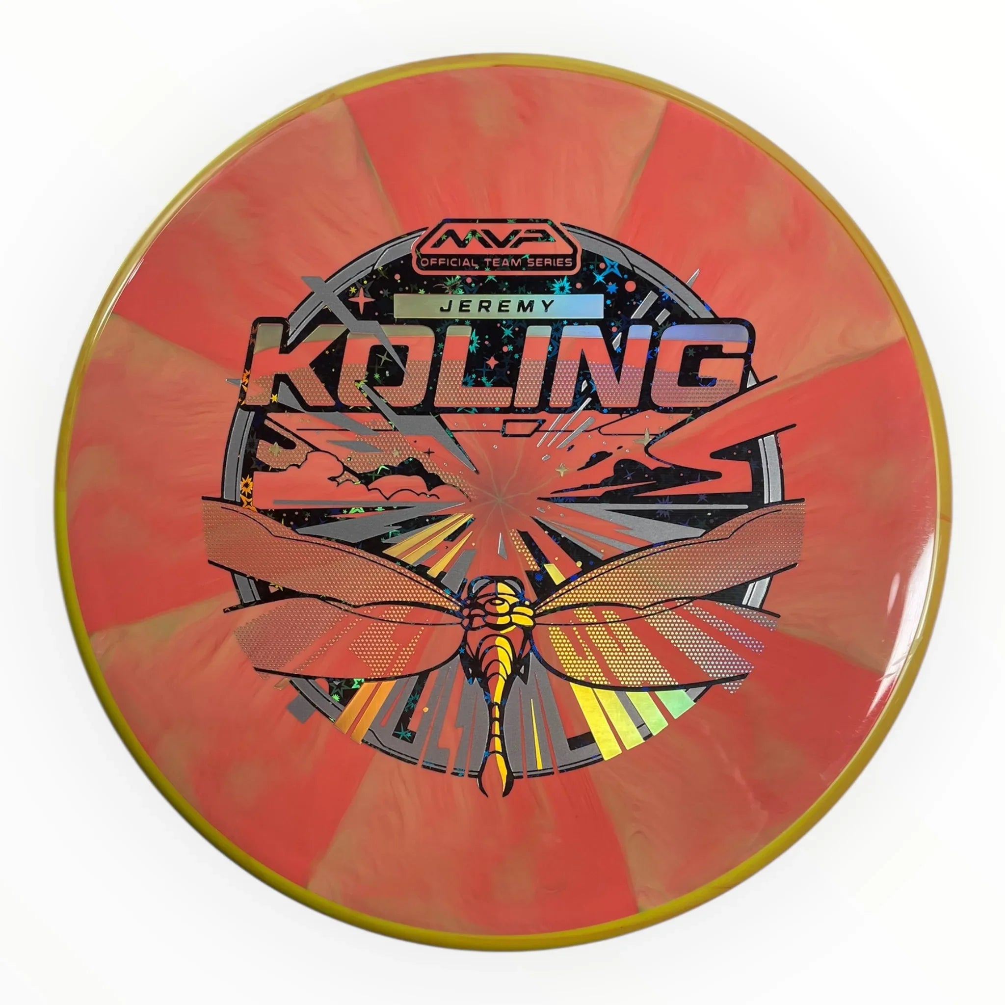 Axiom Discs Tempo | Cosmic Neutron | Pink/Yellow 174g (Jeremy Koling) Disc Golf