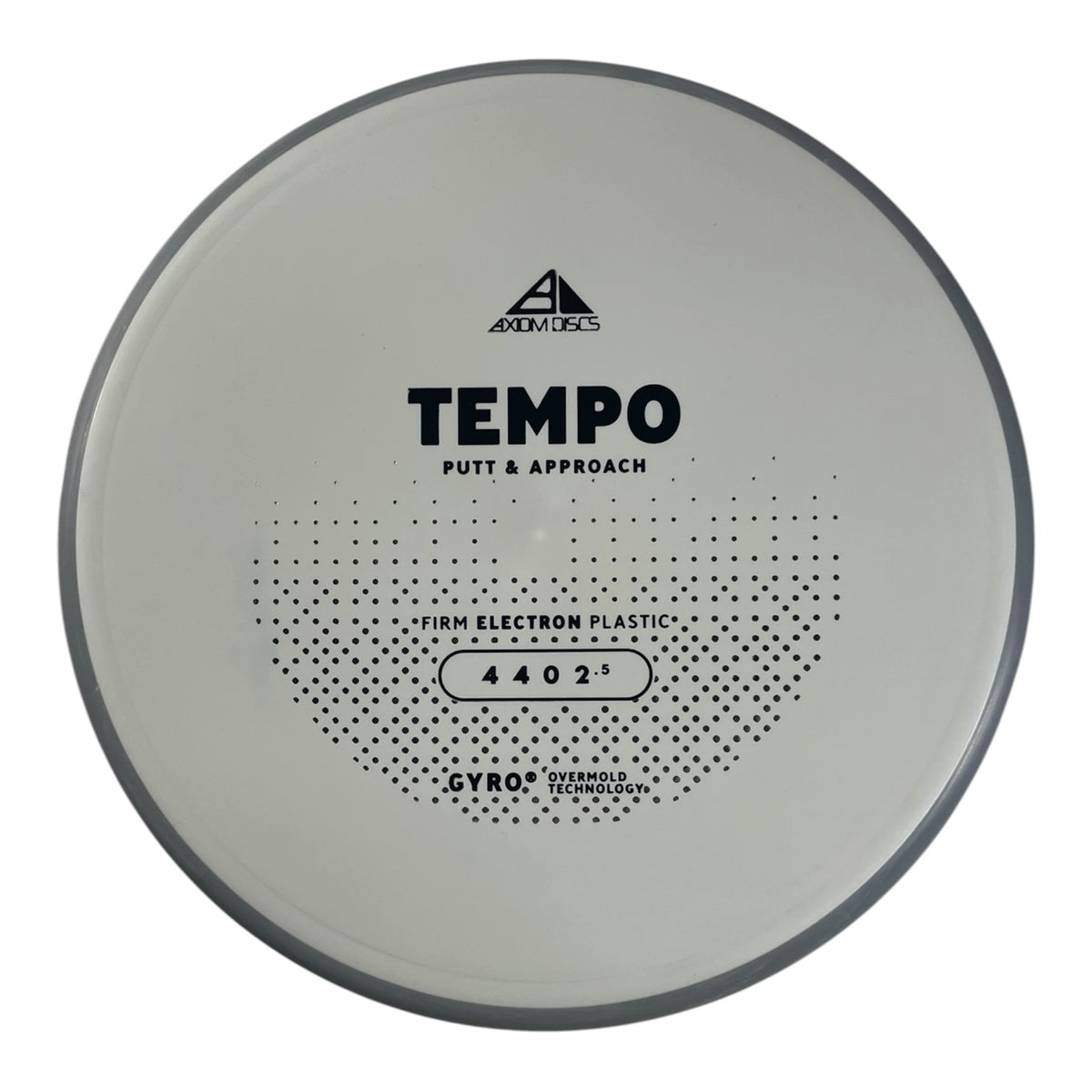 Axiom Discs Tempo | Electron Firm | White/Grey 172g (Project Lab Coat) Disc Golf