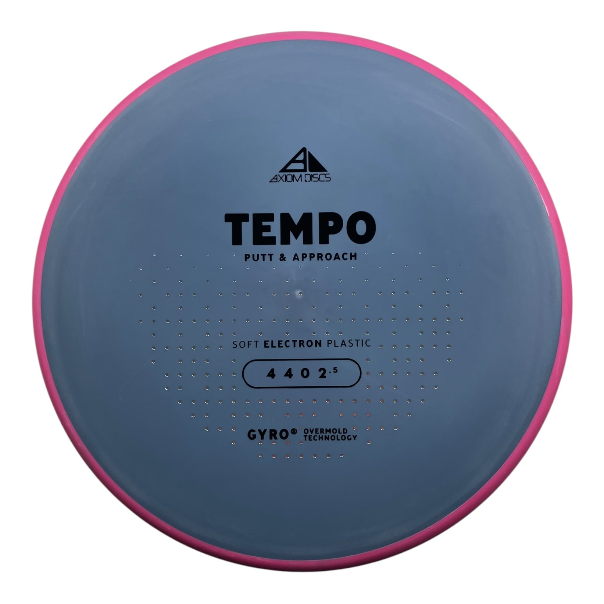 Axiom Discs Tempo | Electron Soft | Grey/Pink 165g (Project Lab Coat) Disc Golf